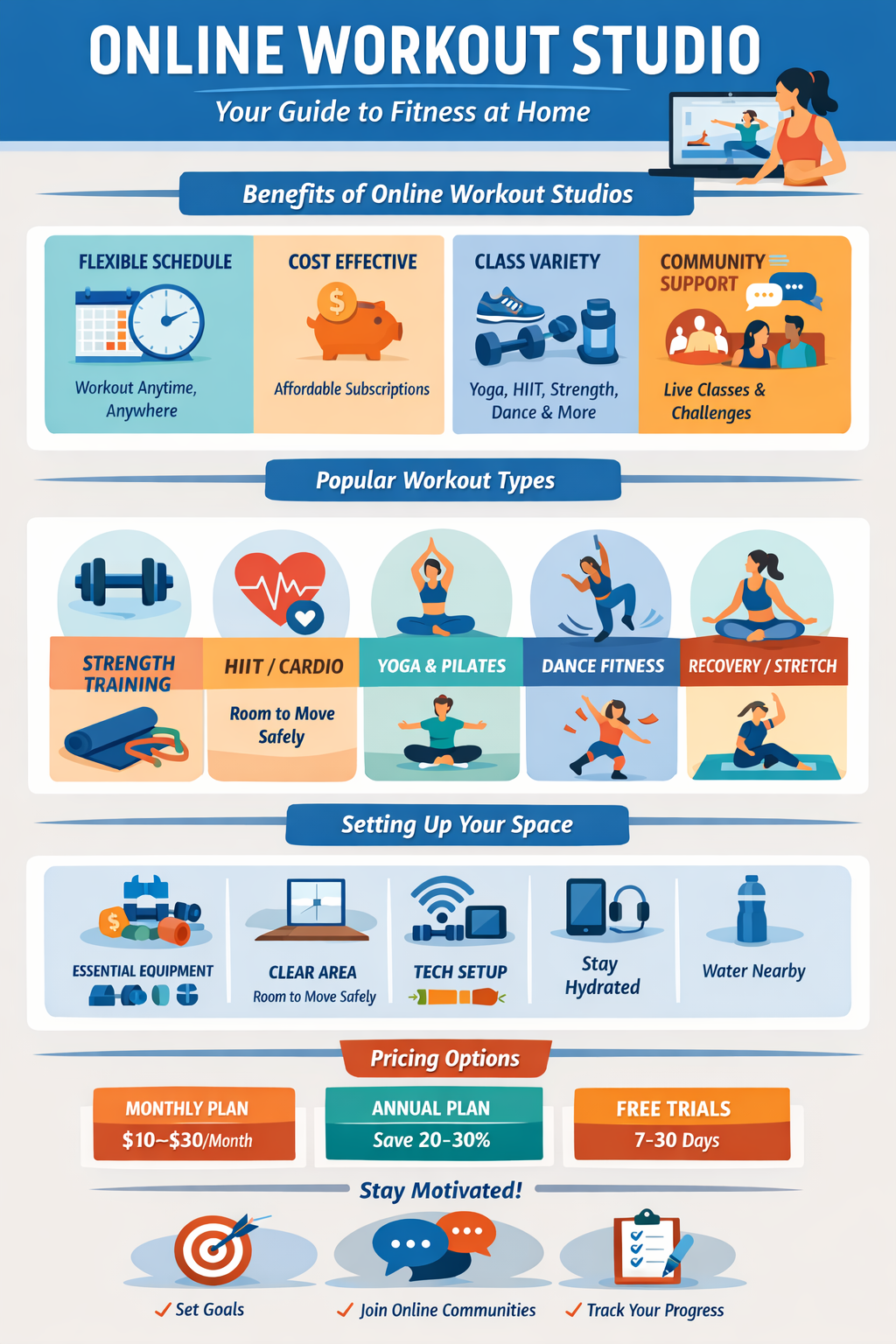 online workout studio